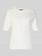 Windsor T-Shirt aus Lyocell-Baumwoll-Mix mit Rundhalsausschnitt in Ecr...