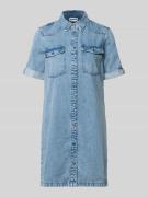 Noisy May Jeanskleid mit Brusttaschen Modell 'NEW SIGNE' in Hellblau, ...