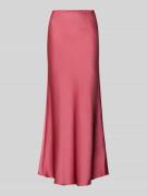 Neo Noir Maxirock aus Satin Modell 'Vicky' in Pink, Größe 34