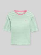Tom Tailor Denim Shaped Fit T-Shirt aus reiner Baumwolle in Hellgruen,...