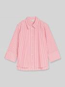 Tom Tailor Regular Fit Hemdbluse aus Lyocell-Baumwoll-Mix in Pink, Grö...