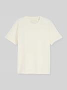 Tom Tailor Denim Regular Fit T-Shirt aus Baumwoll-Mix in Offwhite, Grö...