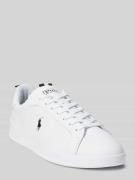 Polo Ralph Lauren Low Top Sneaker aus Glattleder in Weiss, Größe 40