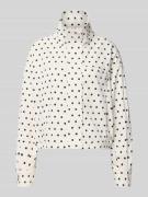 Neo Noir Jacke mit Stehkragen Modell 'CALLISA DOT' in Weiss, Größe 40