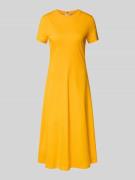 Tommy Hilfiger Midikleid aus reiner Baumwolle in Terra, Größe L