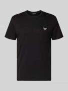 Emporio Armani T-Shirt mit Logo-Patch und Rundhalsausschnitt in Black,...