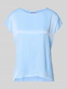 More & More T-Shirt aus Viskose-Mix mit Kappärmeln in Hellblau, Größe ...