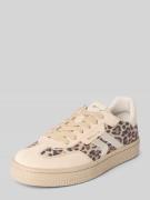 Tamaris Low Top Sneaker aus echtem Leder in Beige, Größe 36