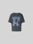 Anine Bing Relaxed Fit T-Shirt mit Logo-Print in Black, Größe M