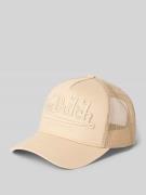 Von Dutch Trucker Cap mit Logo-Stitching in Beige, Größe 1