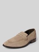 PS Poelman Loafers aus Leder Modell 'Gerry' in Beige, Größe 40