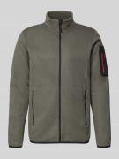 Icepeak Regular Fit Fleecejacke mit Stehkragen Modell 'BREDSTEDT' in G...