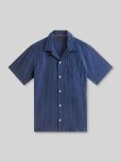 Tommy Hilfiger Kurzarmhemd mit Reverskragen in Marine, Größe L