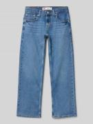 Levi’s® Kids Straight Fit Jeans aus Baumwoll-Mix Modell '555™' in Blau...