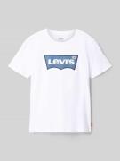Levi’s® Kids Regular Fit T-Shirt aus reiner Baumwolle in Weiss, Größe ...