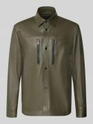 BOSS Green Regular Fit Lederjacke aus echtem Lammleder Modell 'LH_PS S...