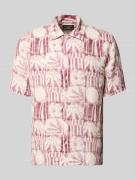 Marc O'Polo Relaxed Fit Freizeithemd aus reinem Leinen in Hellrot, Grö...