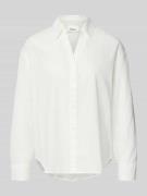 s.Oliver RED LABEL Relaxed Fit Langarmbluse aus reiner Baumwolle in We...