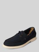 BOSS Bootsschuhe aus Veloursleder in Marine, Größe 40