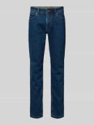 Christian Berg Men Regular Fit Jeans im Used-Look in Jeansblau, Größe ...
