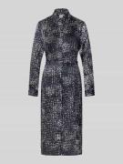 Calvin Klein Womenswear Hemdblusenkleid mit Bindegürtel in Marine, Grö...