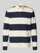 MCNEAL Poloshirt mit kurzer Knopfleiste in Dunkelblau, Größe XL