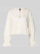 Mango Blusenshirt aus Lyocell-Mix Modell 'VIVIENNE' in Offwhite, Größe...