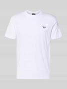 Emporio Armani T-Shirt mit Logo-Patch und Rundhalsausschnitt in Weiss,...