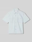 Calvin Klein Jeans Jeanshemd mit aufgesetzten Brusttaschen in Hellblau...