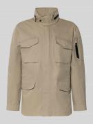 G-LAB Jacke mit Stehkragen und Pattentaschen Modell 'DEFENDER' in Sand...