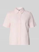 Pieces Regular Fit Hemdbluse aus reiner Baumwolle Modell 'TINNA' in Ro...