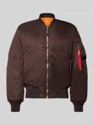 Alpha Industries Regular Fit Bomberjacke mit Stehkragen Modell 'Herita...