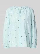 Tom Tailor Regular Fit Hemdbluse aus reiner Baumwolle in Mint, Größe 3...