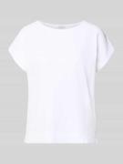 Marc O'Polo Loose Fit T-Shirt aus reiner Baumwolle in Weiss, Größe L