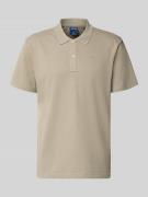 G-Star Raw Regular Fit Poloshirt mit Logo in Sand, Größe L