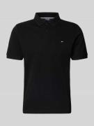 HECHTER PARIS Regular Fit Poloshirt mit Logo-Stitching in Black, Größe...
