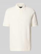 Marc O'Polo Relaxed Fit Poloshirt aus Baumwoll-Mix in Offwhite, Größe ...