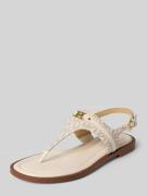 MICHAEL Michael Kors Sandalen aus Leder-Mix Modell 'Mandy' in Ecru, Gr...