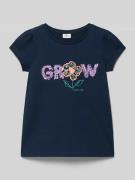 s.Oliver RED LABEL A-Shape Fit T-Shirt aus reiner Baumwolle in Marine,...