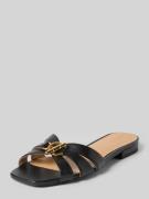 Lauren Ralph Lauren Pantoletten aus echtem Leder Modell 'BLAIKE SLIDE'...