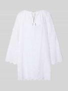 MICHAEL Michael Kors Minikleid mit Spitze und Kimonoärmeln in Weiss, G...