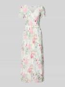 ZABAIONE Midikleid mit Gürtel Modell 'Be44lla' in Offwhite, Größe L