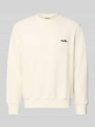 Ellesse Sweatshirt mit Rundhalsausschnitt und Label-Stitching in Offwh...
