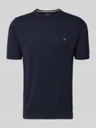 Fynch-Hatton Regular Fit T-Shirt mit Leinen-Anteil in Strick-Optik in ...