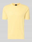 Fynch-Hatton Regular Fit T-Shirt mit Leinen-Anteil in Strick-Optik in ...
