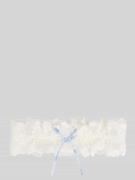 LASCANA Strumpfband aus Spitze in Weiss, Größe 1