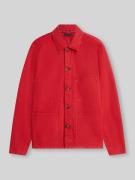 Tommy Hilfiger Regular Fit Hemdjacke aus reiner Baumwolle in Rot, Größ...