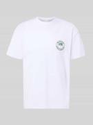 BLKVIS T-Shirt mit Logo und Rundhalsausschnitt in Weiss, Größe L