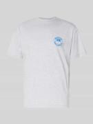 BLKVIS T-Shirt mit Logo und Rundhalsausschnitt in Hellgrau Melange, Gr...