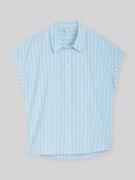 Tom Tailor Denim Relaxed Fit Bluse aus reiner Baumwolle in Hellblau, G...